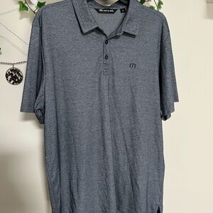 Travis Mathew Charcoal Polo Shirt